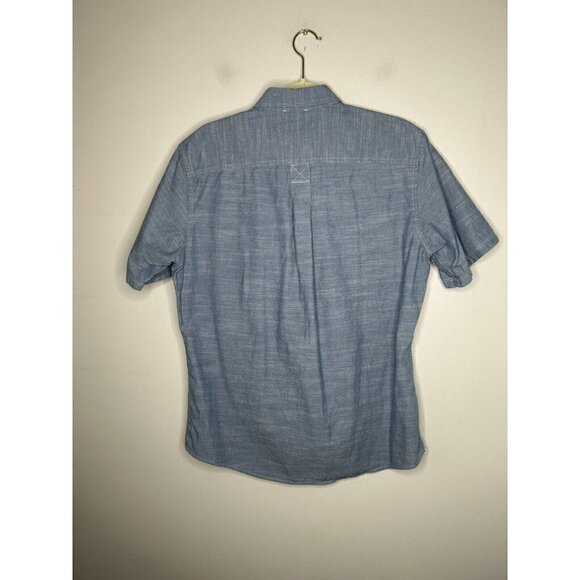 Eddie Bauer Men’s Classic Fit Button Down Shirt Blue Collared Size Medium - Picture 8 of 10